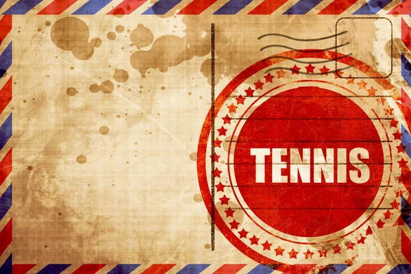 Tennis teken achtergrond — Stockfoto