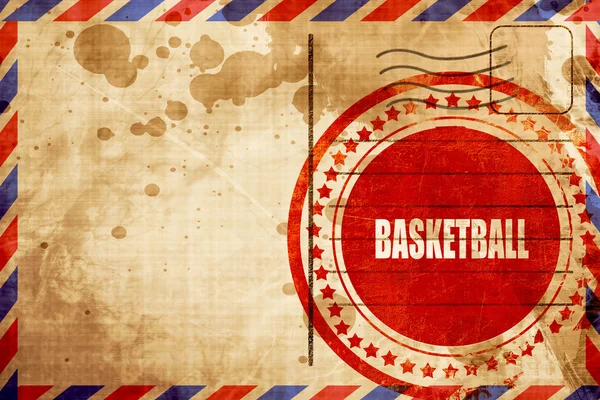 Basketbal znak pozadí — Stock fotografie