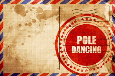 Pole dans işareti arka plan