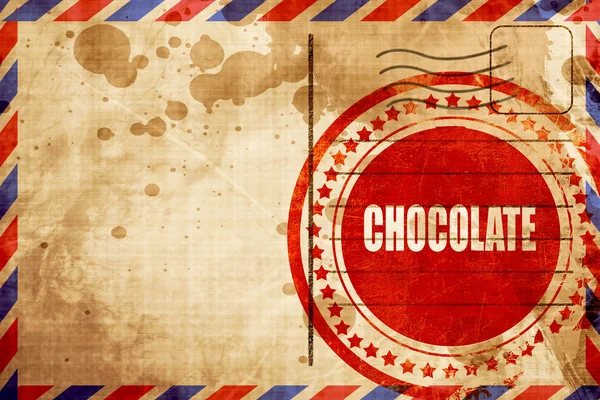 Delicioso signo de chocolate —  Fotos de Stock