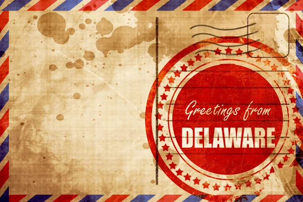 Groeten uit delaware — Stockfoto