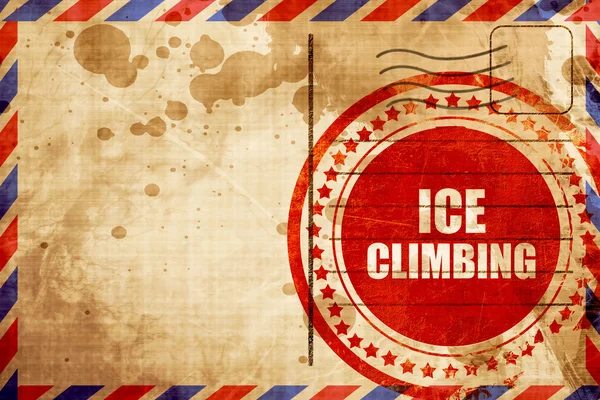 アイス ・ クライミングの記号の背景 — ストック写真