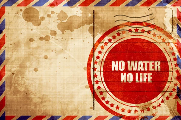 いいえ、水なしの生活 — ストック写真