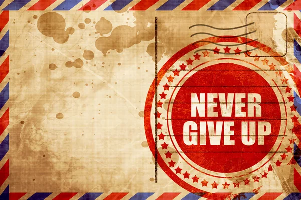 Nikdy se nevzdávej — Stock fotografie