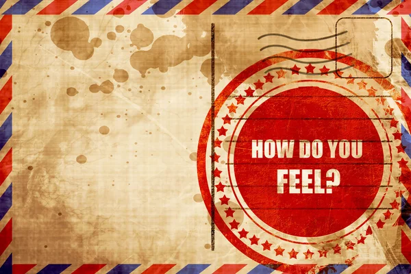 Comment te sens-tu ? — Photo