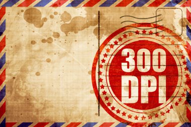 300 dpi, bir hava postası arka plan üzerinde kırmızı grunge damgası