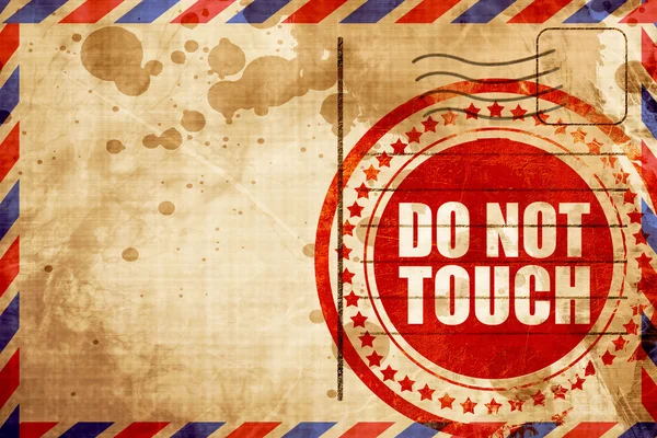 No toques. — Foto de Stock