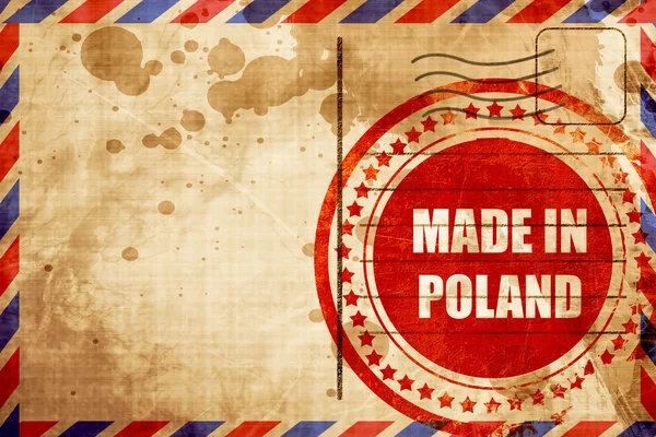 Fabricado em polônia — Fotografia de Stock
