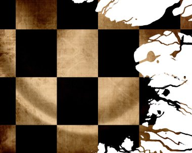 Arka plan ile bazı kıvrımlar