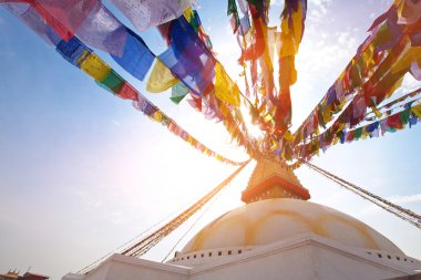 Katmandu'da boudhanath stupa