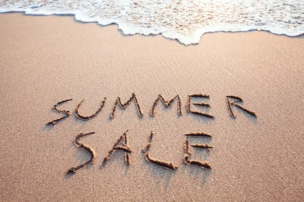 Letní prodej nápis — Stock fotografie