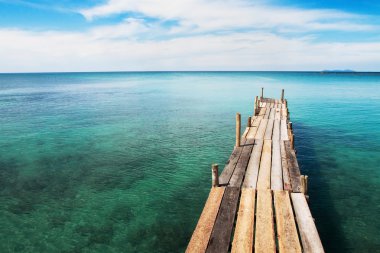 Cennet plaj ve deniz