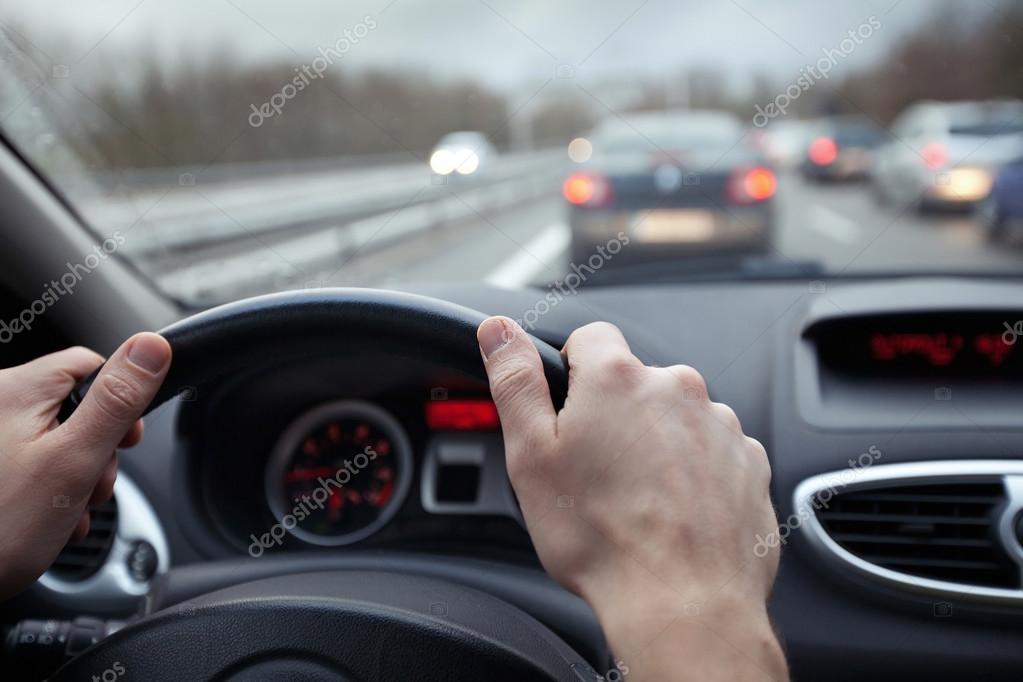 Man Driving A Car — Stock Photo © Anyaberkut 71197259