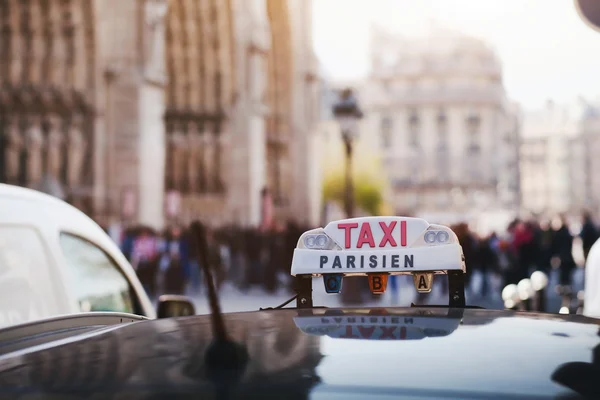 Taxi parisien signe — Photo