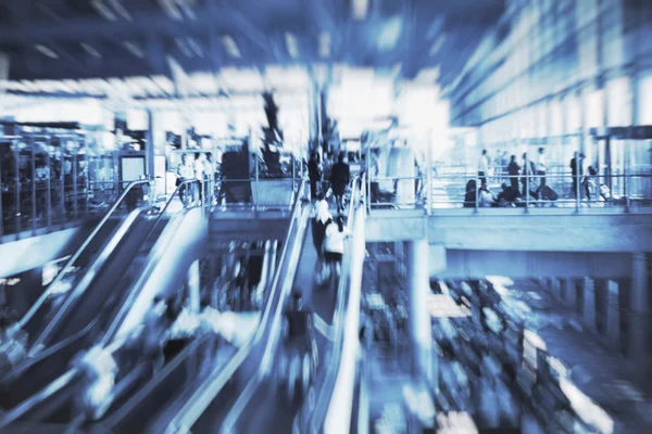 People in airport terminal — Stock Photo, Image