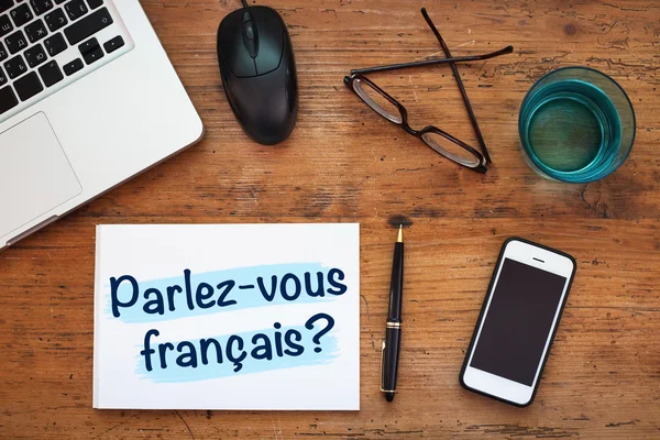 Aprender francés concepto — Foto de Stock