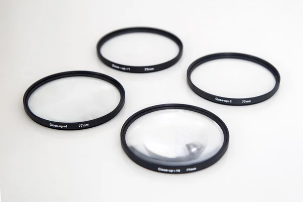 Kit de filtro de close-up 77mm — Fotografia de Stock