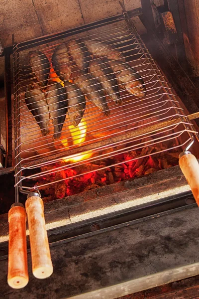 Sardine grigliate — Foto Stock