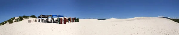 Joaquina dunes panoramic view, Florianopolis - Brazil — Stock Photo, Image