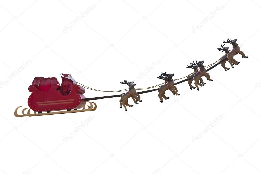 Santa Claus departure