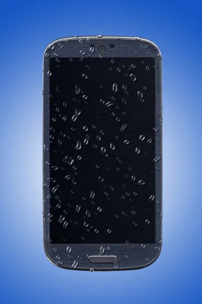 Ochrona wodoodporny smartphone — Zdjęcie stockowe