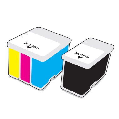 Inkjet cartridges clipart