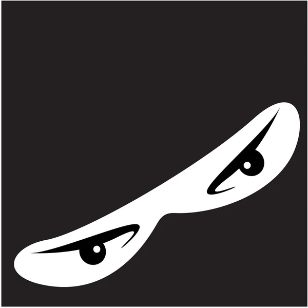 Olhos ninja — Vetor de Stock