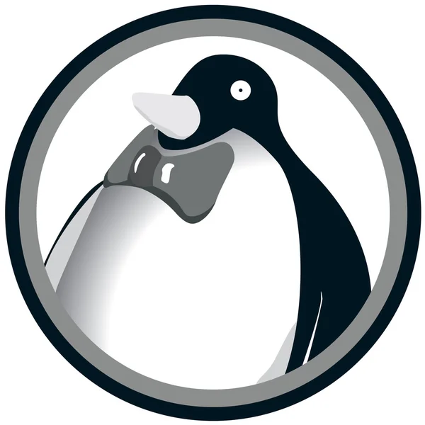 Pinguin-Ikone — Stockvektor