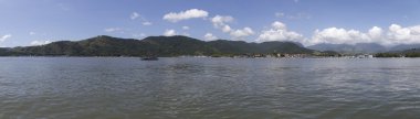 Paraty Rio de Janeiro, Brezilya için panoramik manzaralı