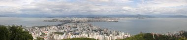 Florianopolis-Sc Brezilya Hava görünümünü, panoramik