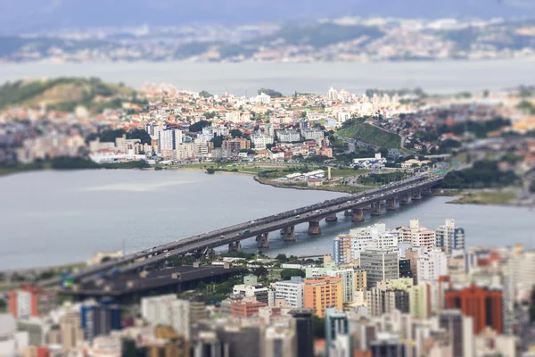 Vista aérea de Florianópolis, SC Brasil — Fotografia de Stock