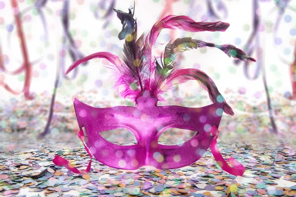 Carnival tillbaka mask Royaltyfria Stockfoton