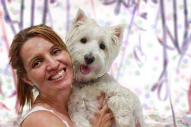 Karnaval anne ve köpek