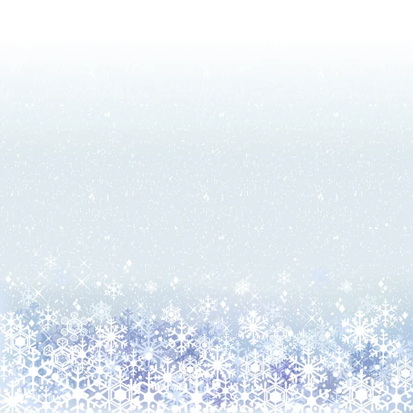 Fundo de inverno com cenário de neve azul Ilustrações De Bancos De Imagens Sem Royalties