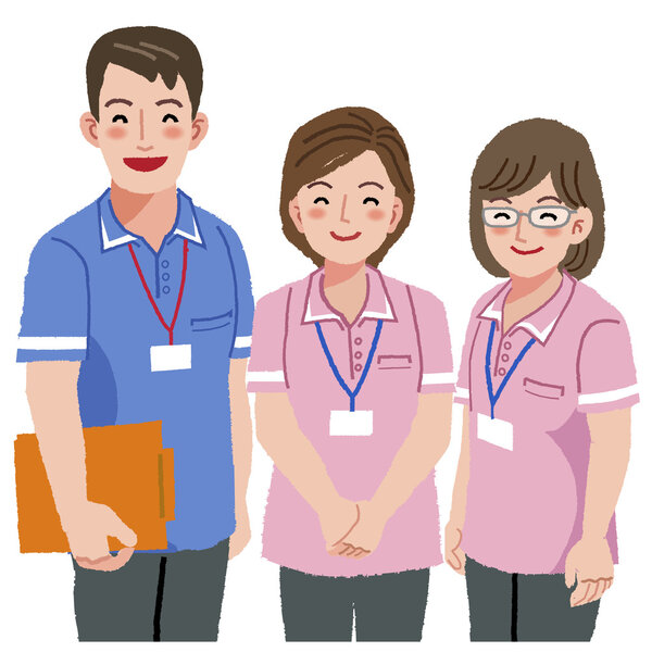 Улыбающиеся воспитатели
