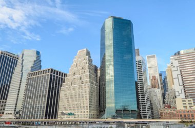 Manhattan, New York, ABD 'deki Geleceğin Binaları ve Gökdelenleri