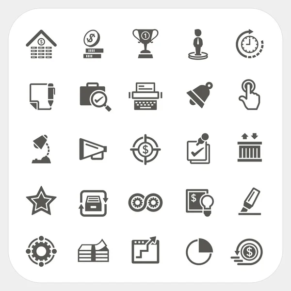 Conjunto de iconos de negocios y finanzas — Archivo Imágenes Vectoriales