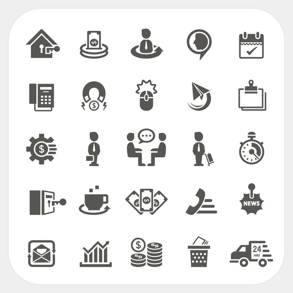 Business and finance icons set — Stock Vector