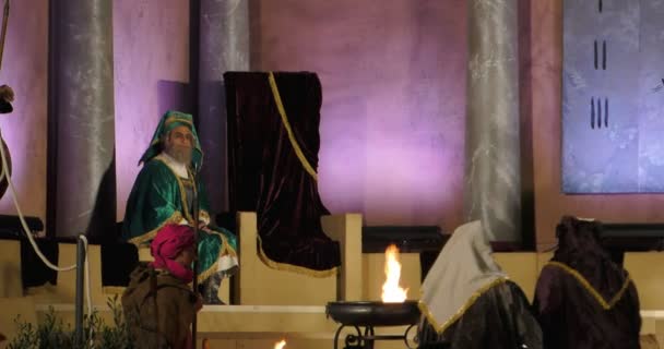 Sanhedrin Annas Caiafa — Videoclip de stoc