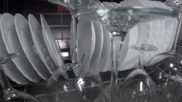 Πλυντήριο πιάτων Πλυντήρια γυαλιών — Αρχείο Βίντεο
