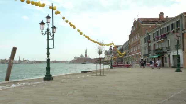 Giudecca in Venedig — Stockvideo