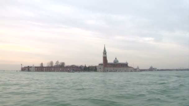 Eiland San Giorgio — Stockvideo