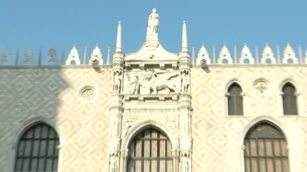 Palazzo ducale in venedig — Stockvideo