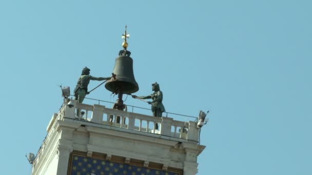 Torre Orologio i Venedig — Stockvideo