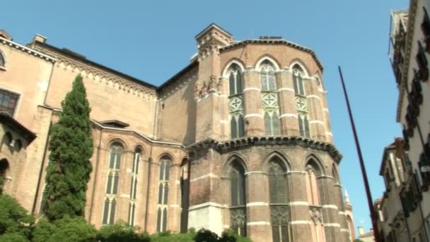 Basilica Frari a Venezia — Video Stock