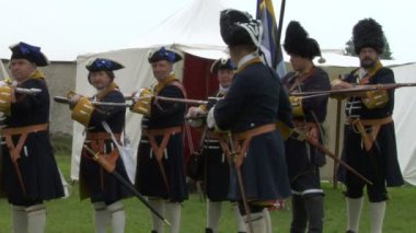 Kalbermatten piyade Piedmont-Savoy Dokuz Yıl Savaşı'nın bir canlandırma sırasında