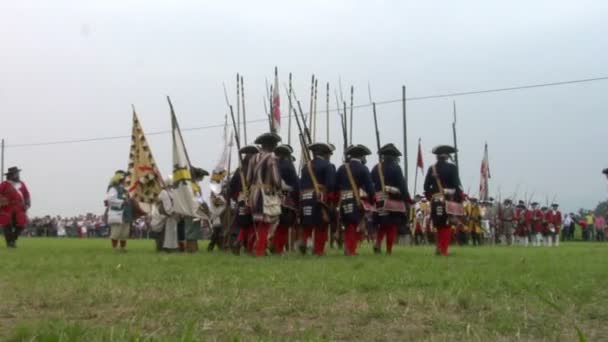 French army deployment — стокове відео