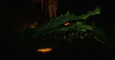 Yeşil bir ejderhaya yaklaş