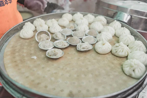 Dumplings Table — Stock Photo, Image