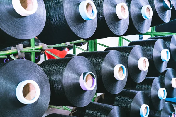 Produzione Tessile Fabbrica — Foto Stock